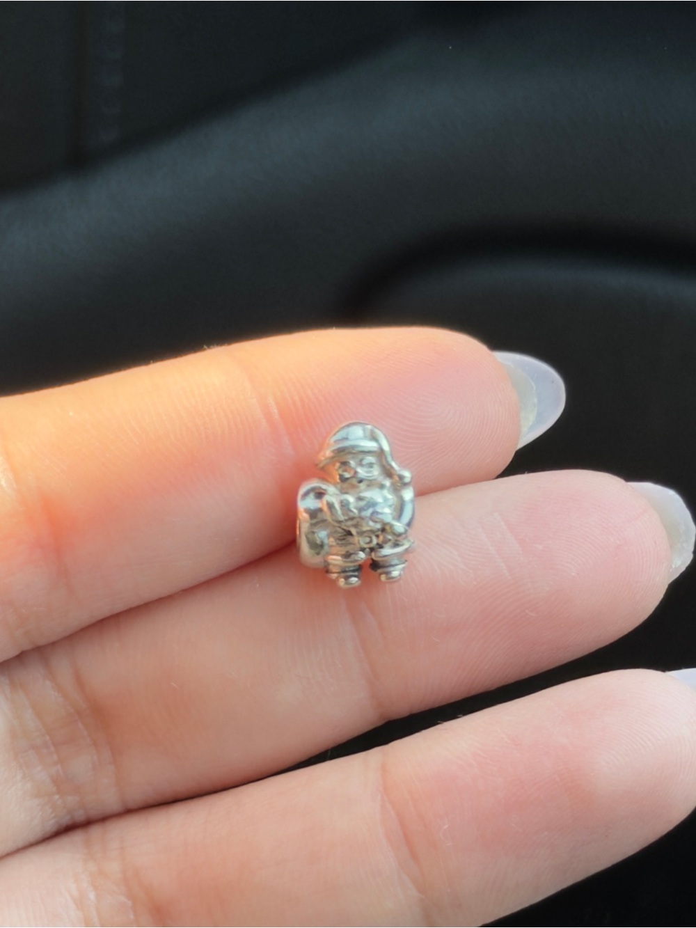 Authentic Pandora Christmas Santa Claus Charm